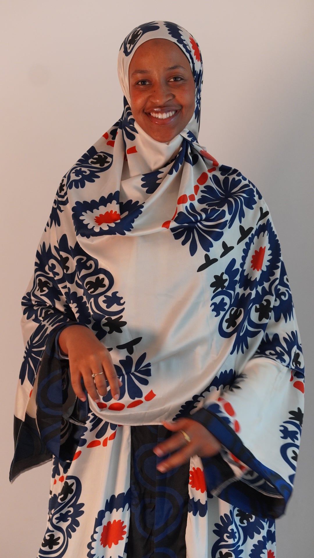 Blue chich abaya