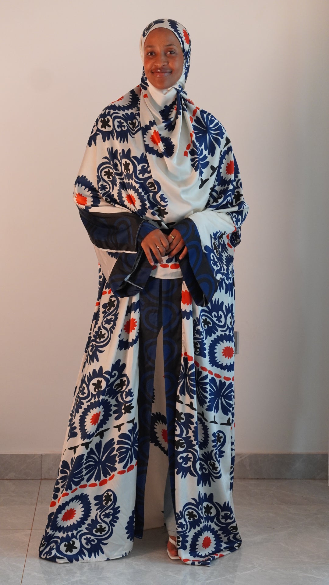 Blue chich abaya