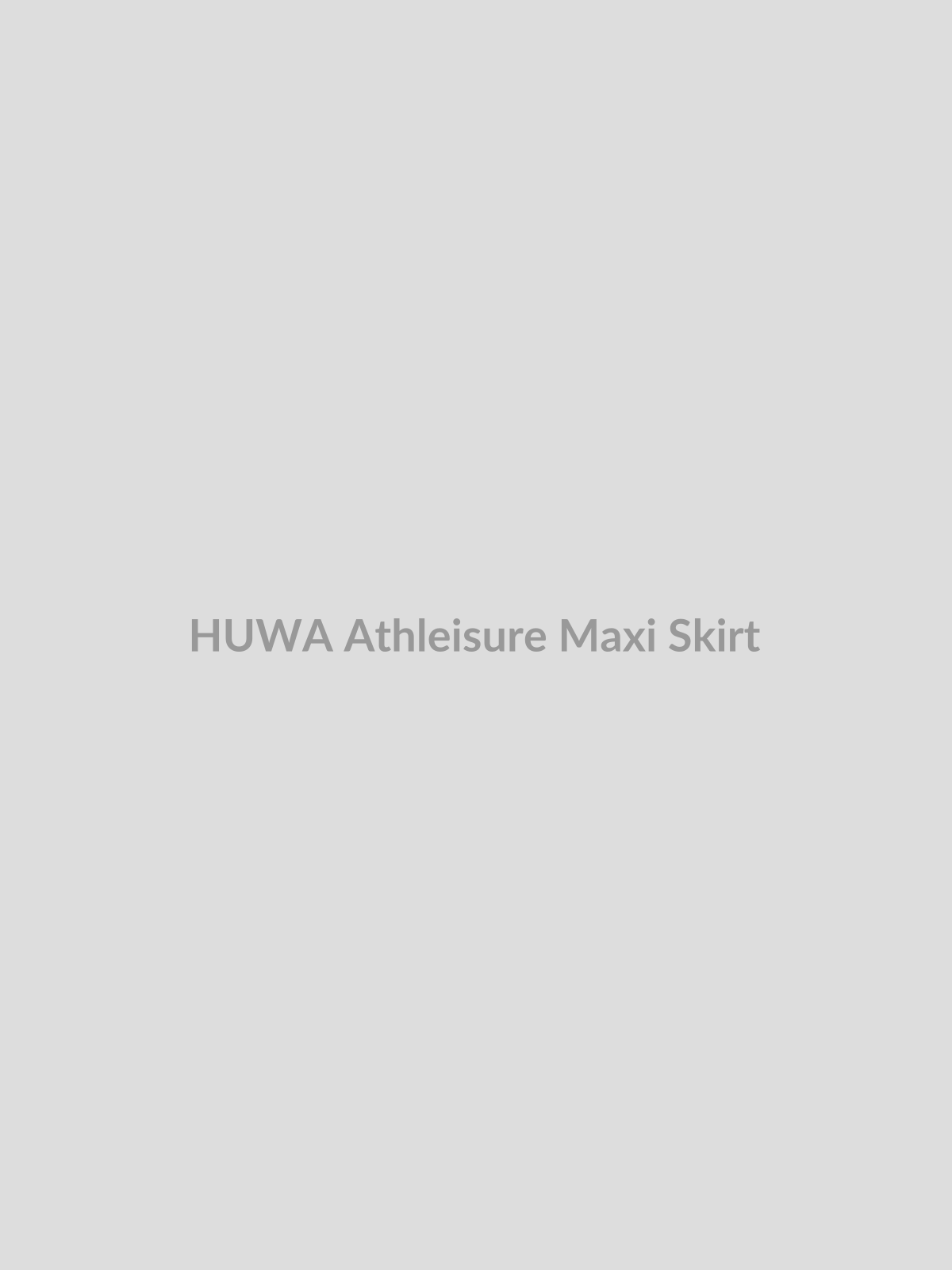 Athleisure Maxi Skirt by HUWA
