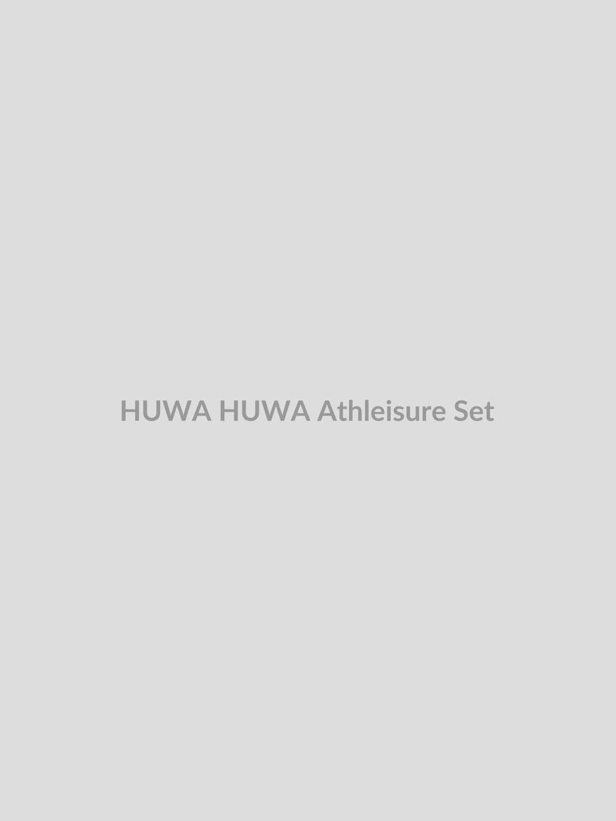 HUWA Athleisure Set by HUWA