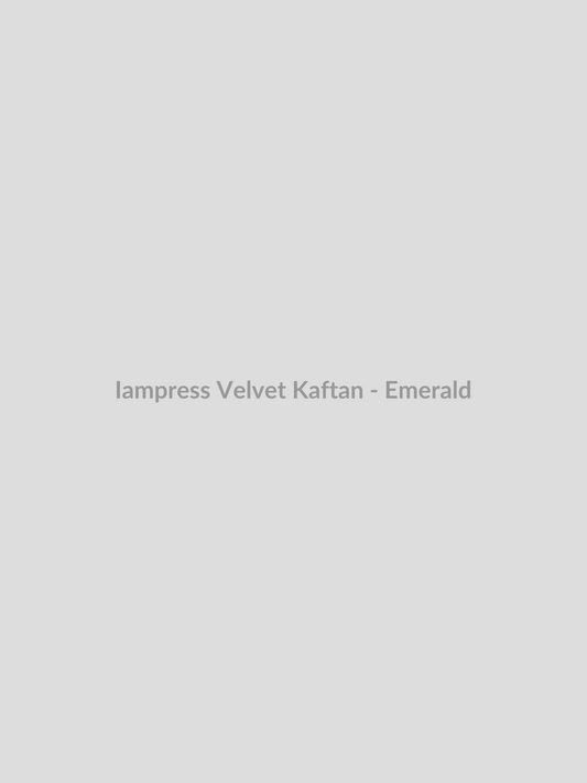 Velvet Kaftan - Emerald by Iampress