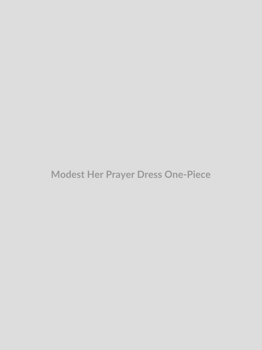 Prayer Dress One-Piece by Modest Her