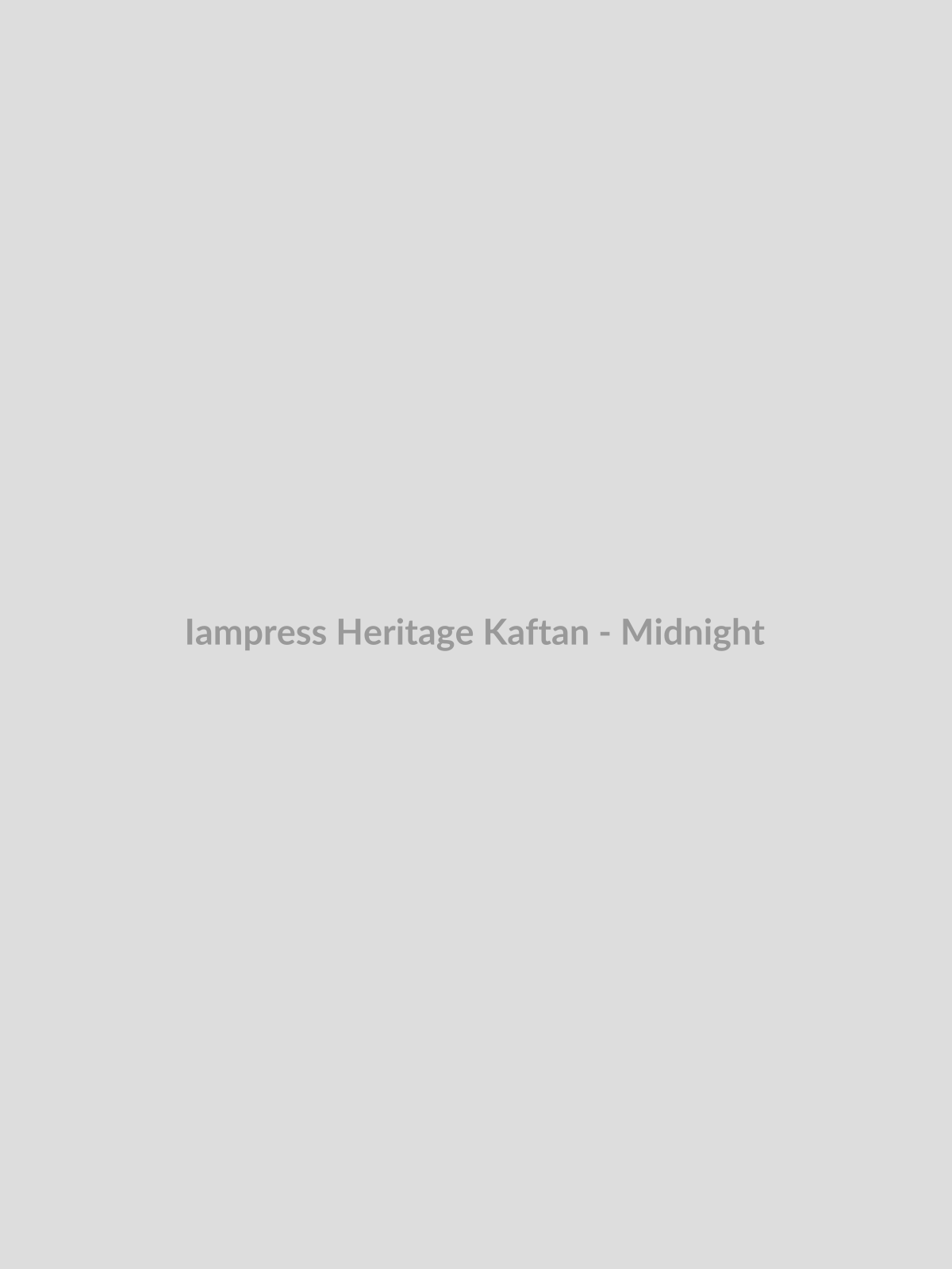 Heritage Kaftan - Midnight by Iampress