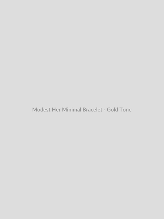 Minimal Bracelet - Gold Tone by Modest Her