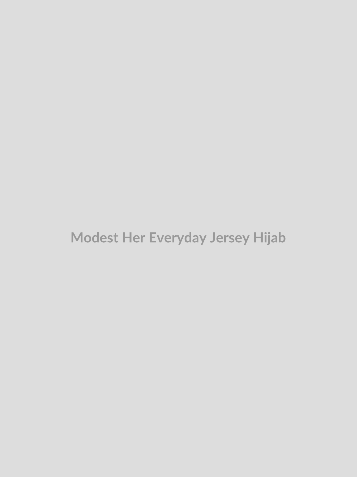 Everyday Jersey Hijab by Modest Her
