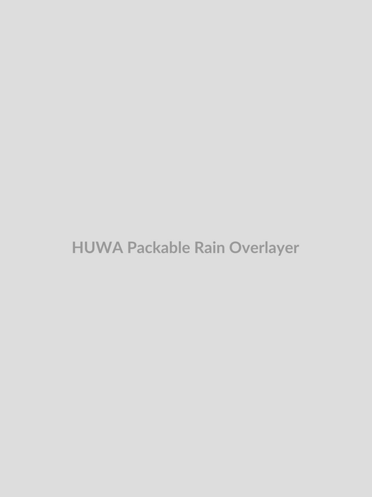 Packable Rain Overlayer by HUWA