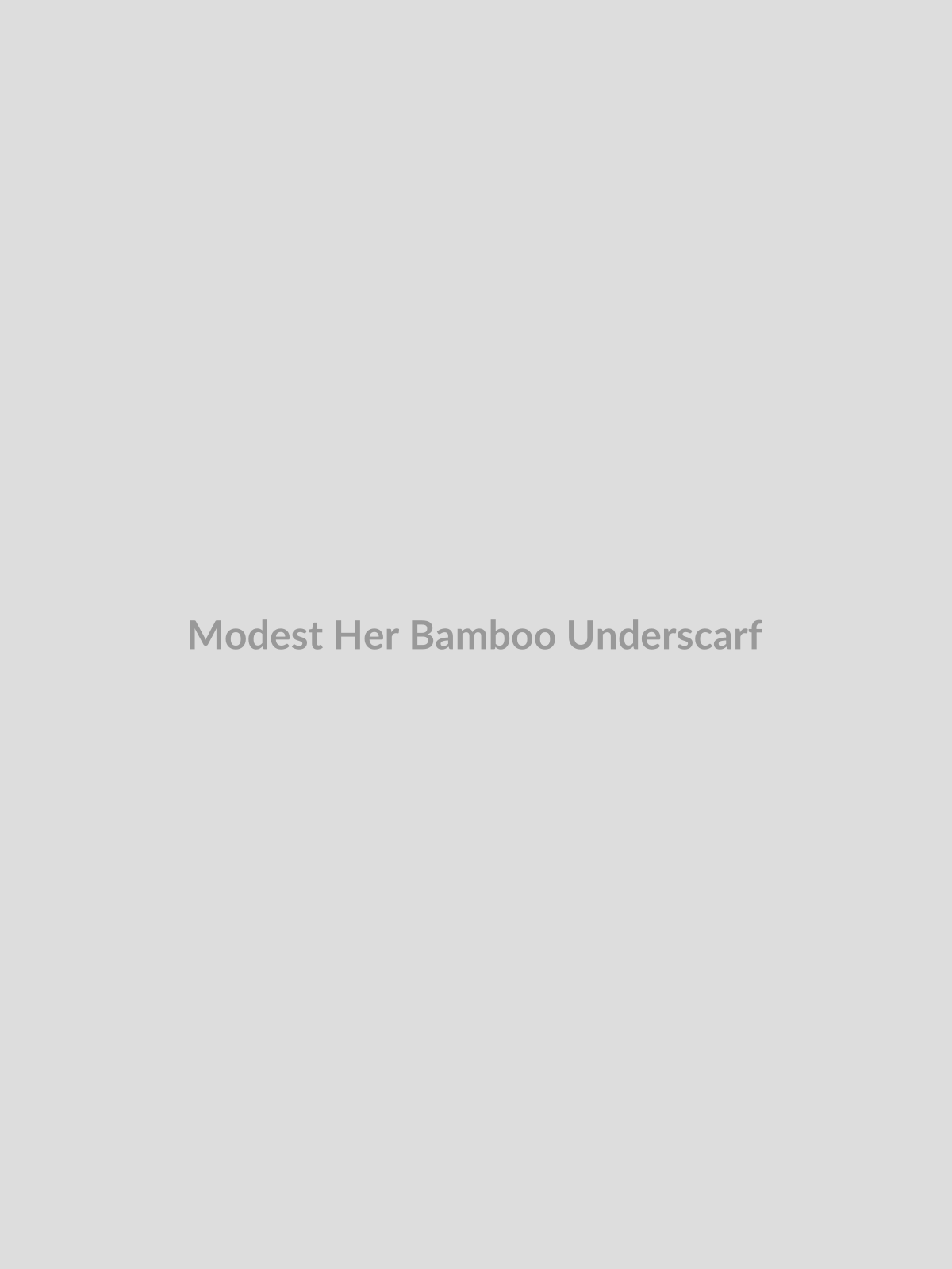 Bamboo Underscarf by Modest Her