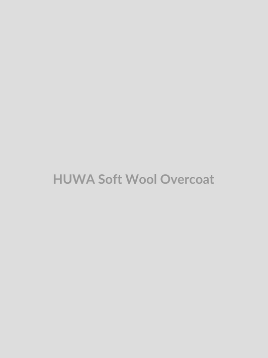 Soft Wool Overcoat by HUWA