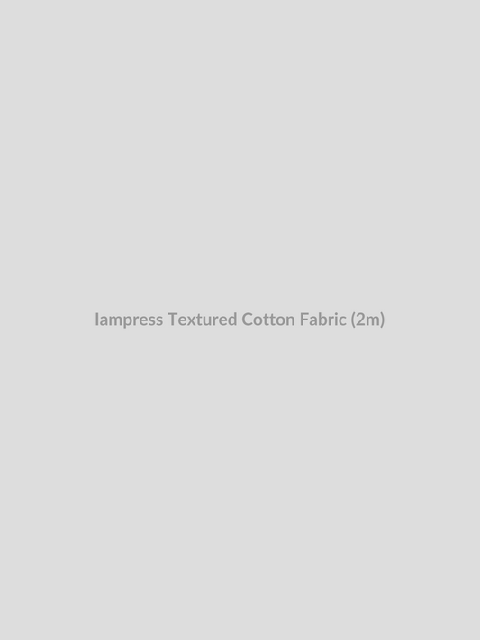 Textured Cotton Fabric (2m) by Iampress