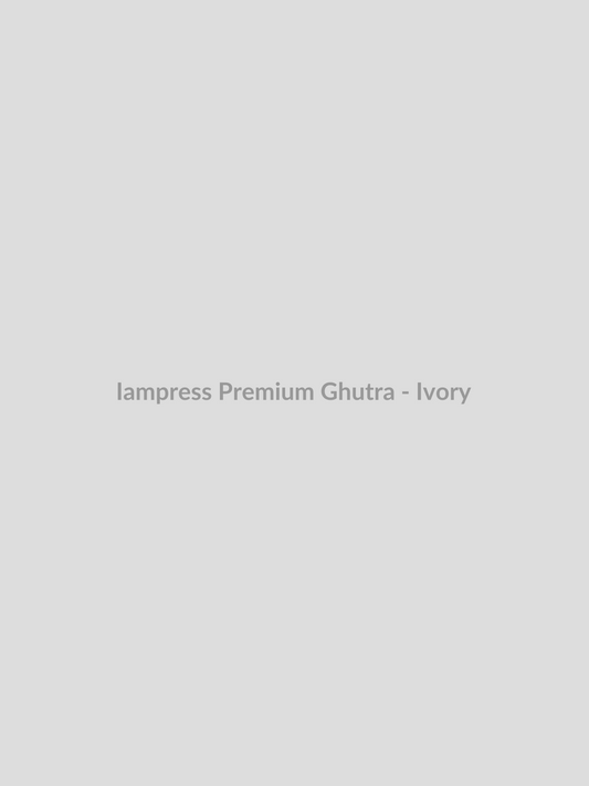 Premium Ghutra - Ivory by Iampress